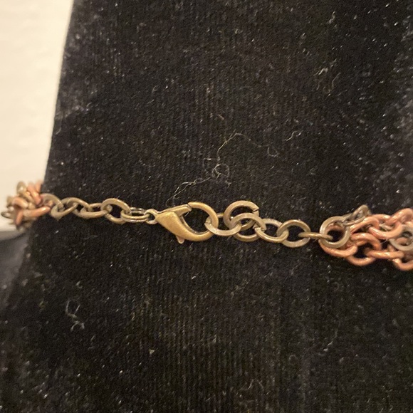 Anthropologie Lenora Dame Rhinestone Valentine Necklace Vintage Feel - Picture 5 of 5